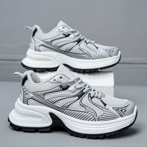Damen Sportliche Sneakers mit atmungsaktiver Mesh-Oberfläche und stabilisierender Sohle EB