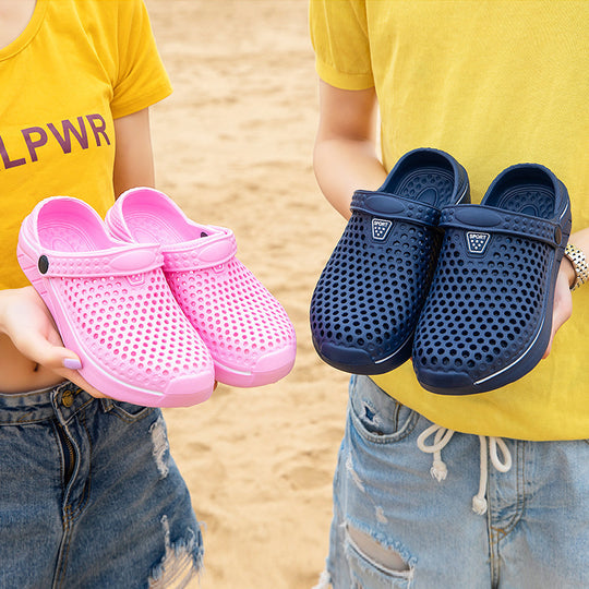 Damen Atmungsaktive Clogs mit rutschfester Sohle und flexiblem Design EB