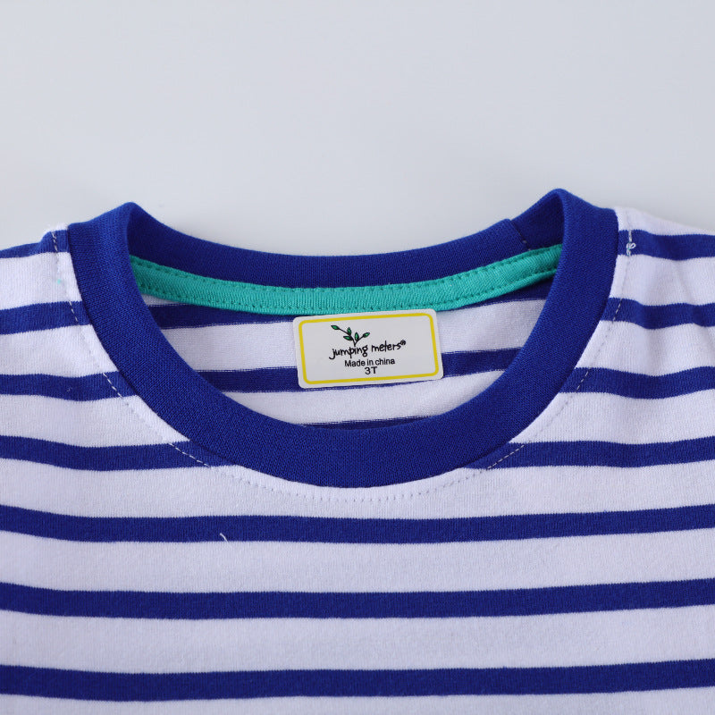 Unisex Baumwoll-T-Shirt mit buntem Baustellenmotiv EB