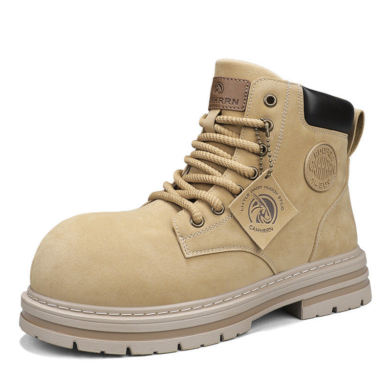 Damen robuste Schnürboots aus hochwertigem Wildleder EB
