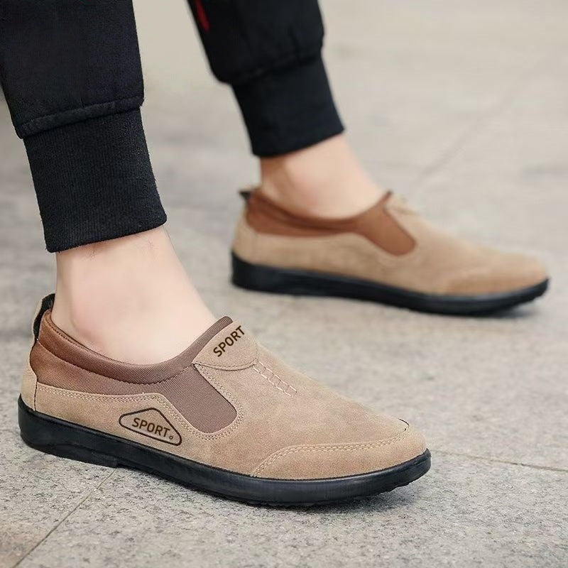 Herren Bequeme Slipper-Sneaker mit elastischem Einstieg und flexibler Sohle EB