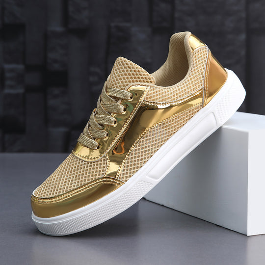 Damen Sportliche Sneaker mit reflektierenden Akzenten und atmungsaktivem Mesh EB