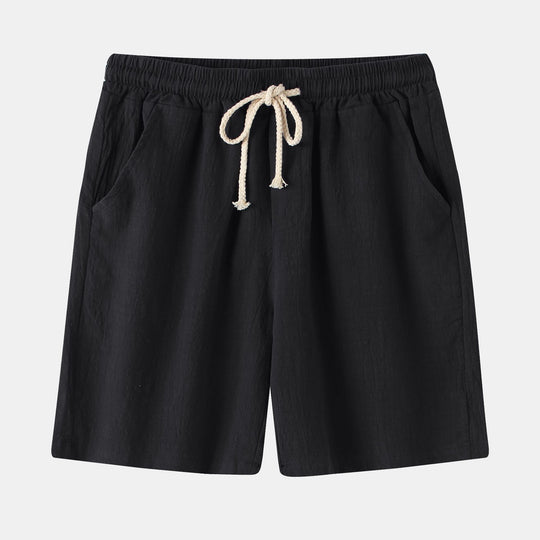 Herren Bermuda-Shorts mit elastischem Bund und seitlichen Taschen EB