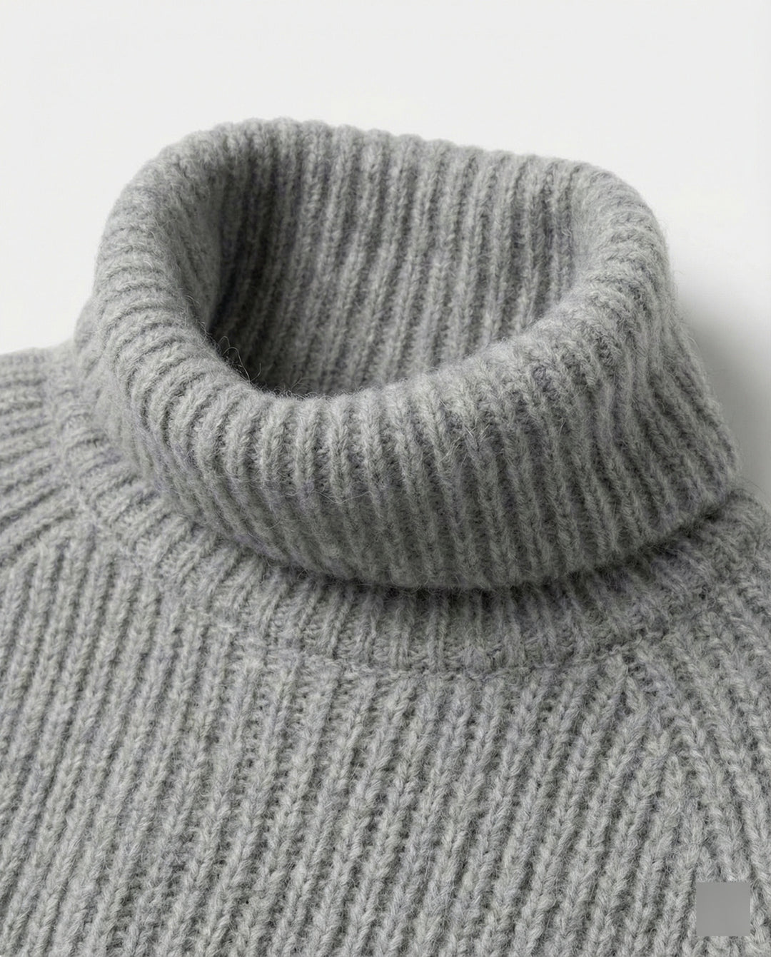 Damen Kuscheliger Rollkragenpullover aus weicher Baumwolle EB