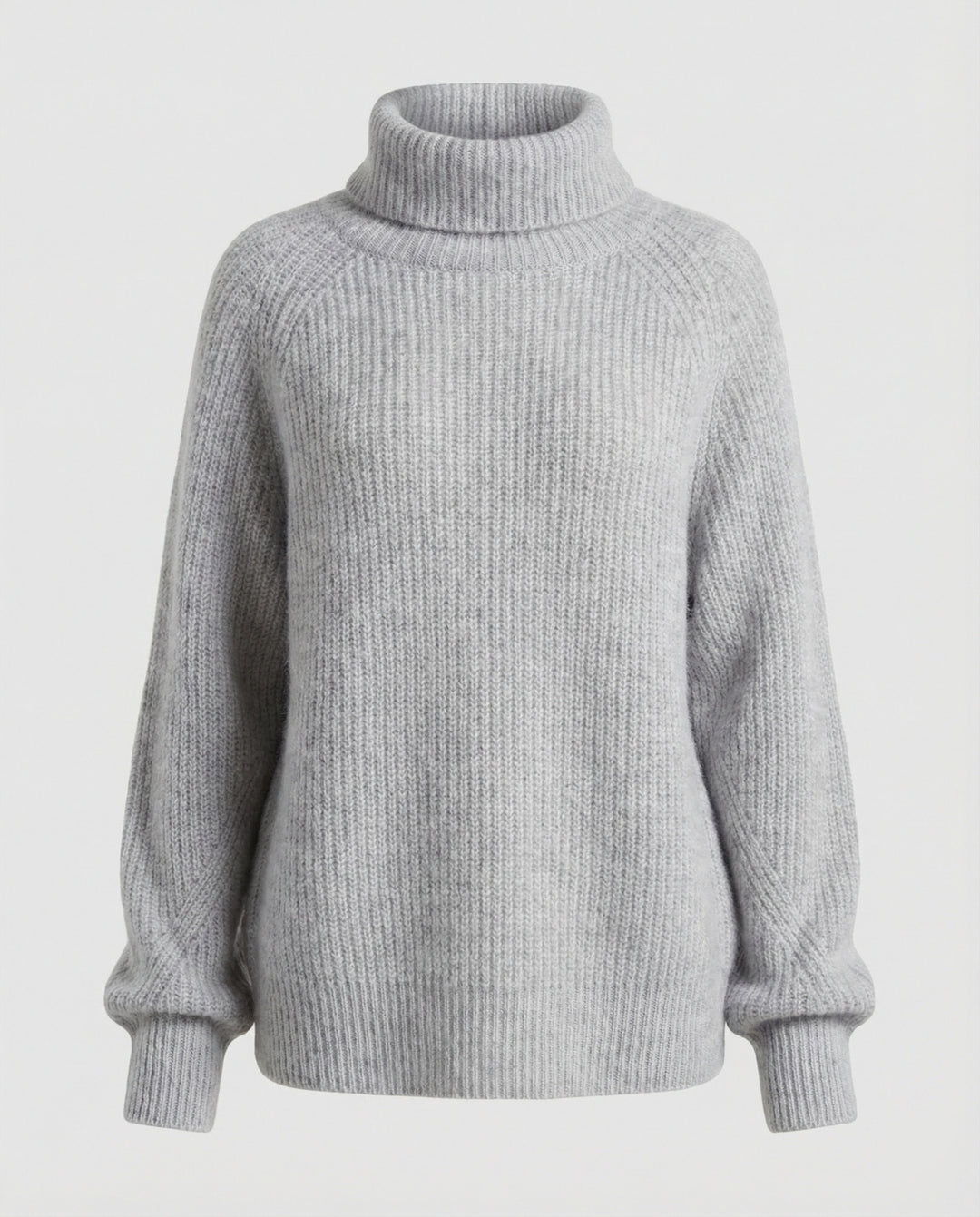 Damen Kuscheliger Rollkragenpullover aus weicher Baumwolle EB
