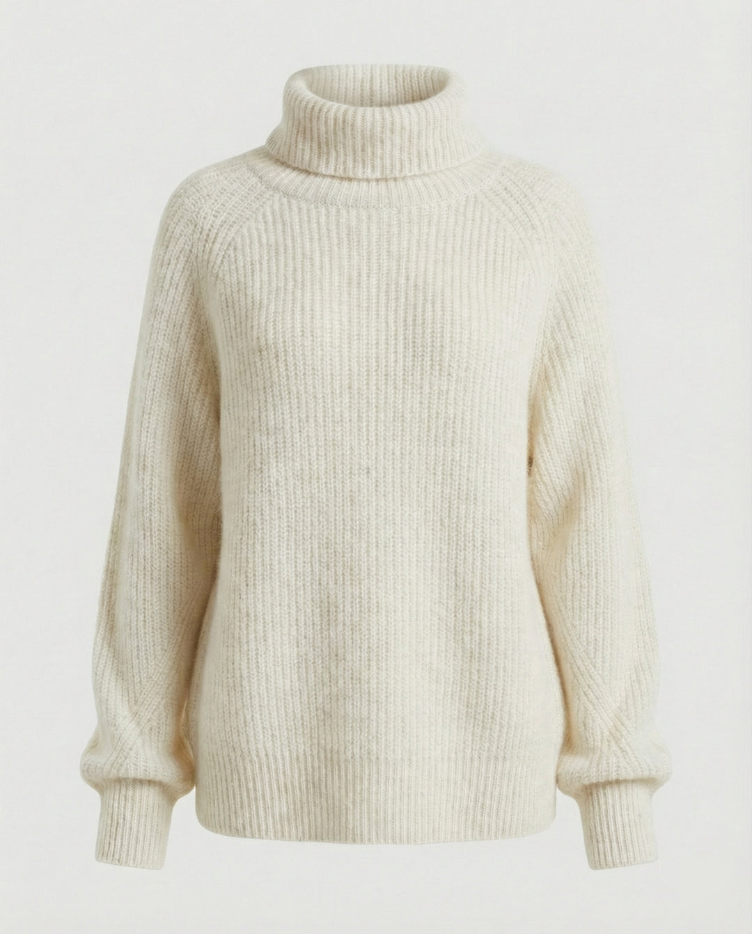 Damen Kuscheliger Rollkragenpullover aus weicher Baumwolle EB