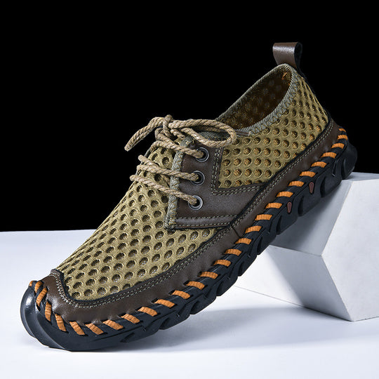 Herren Atmungsaktive Netzsneaker mit rutschfester Sohle EB