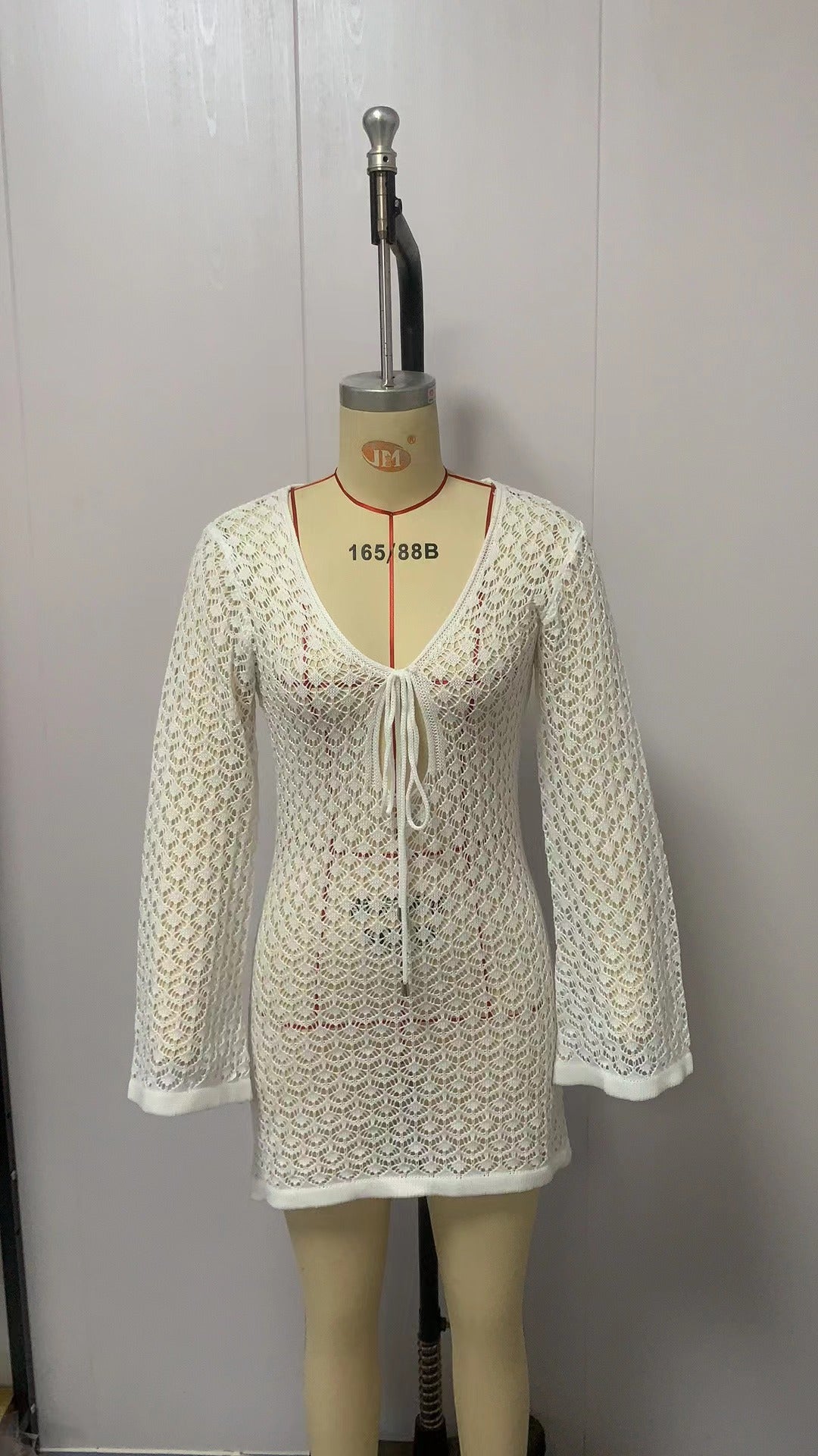 Damen Zweiteiler Strickensemble mit raffiniertem Schnitt EB