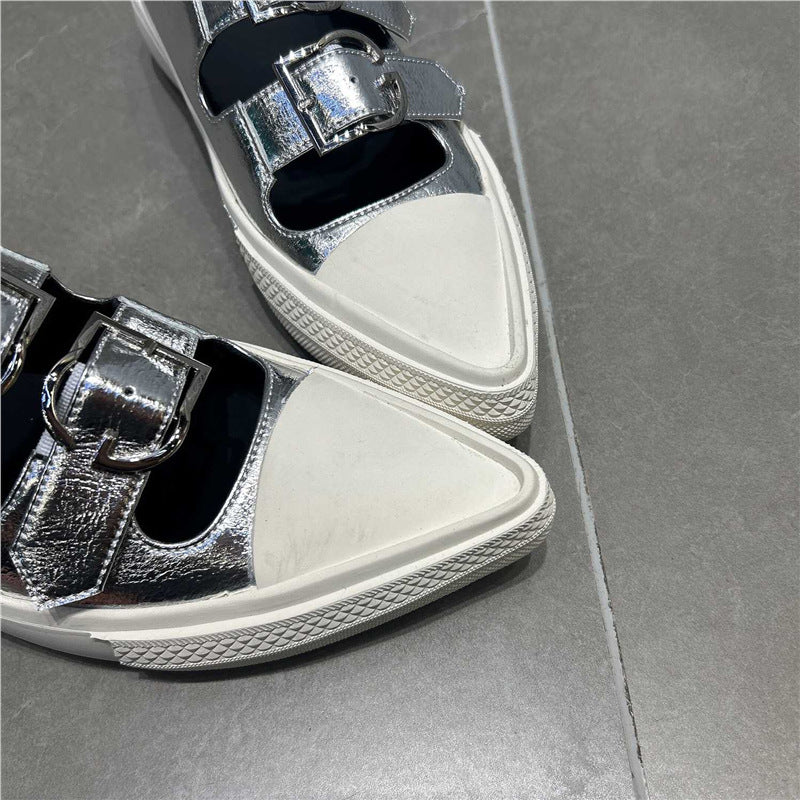 Damen Sneakers mit verstellbaren Schnallen und zeitgemäßem Design EB
