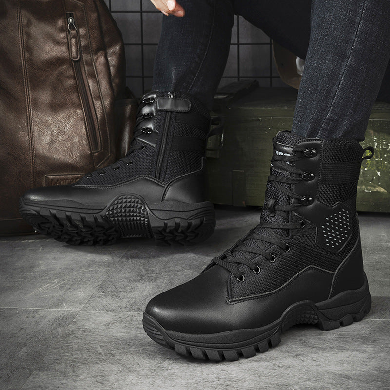 Herren Tactical Boots mit strategischem Design und robustem Knöchelschutz EB