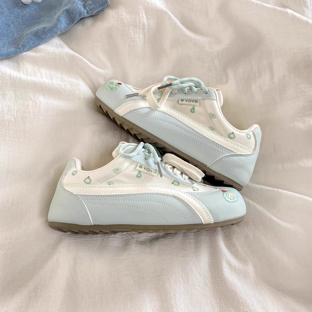 Damen Schnür-Sneaker mit verspieltem Bärenmotiv und atmungsaktivem Obermaterial EB