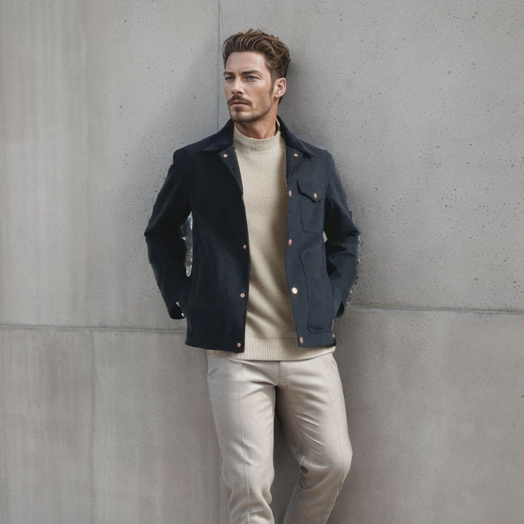 Herren trendige Jeansjacke EB