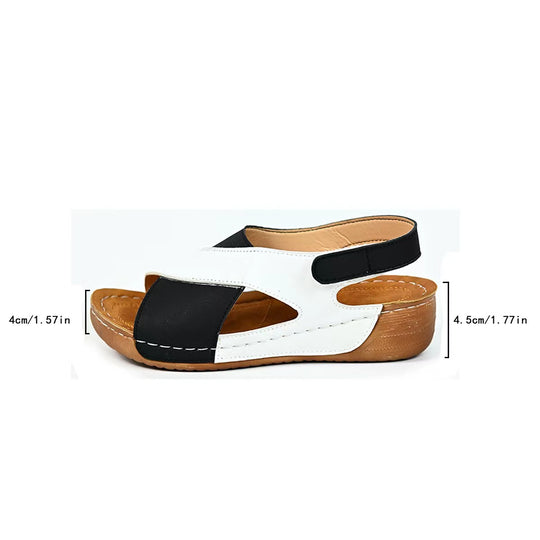 Damen Bequeme Sandalen mit verstellbarem Riemen EB
