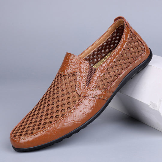 Damen bequeme Slip-On Schuhe mit atmungsaktivem Obermaterial und rutschfester Sohle EB