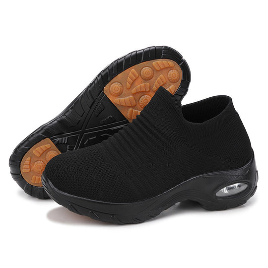 Damen Luftige Slip-On Laufschuhe mit dämpfendem Fußbett EB