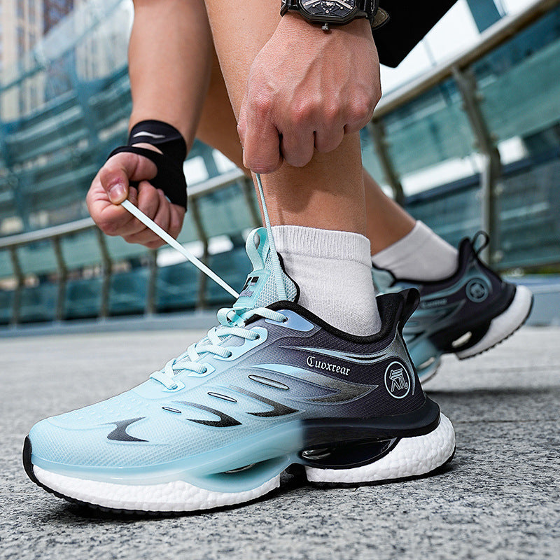 Damen Sportliche Laufschuhe mit atmungsaktivem Obermaterial und stoßdämpfender Sohle EB
