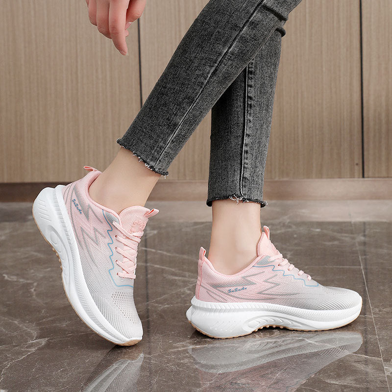 Damen Sportliche Laufschuhe mit atmungsaktivem Obermaterial und dämpfender Sohle EB