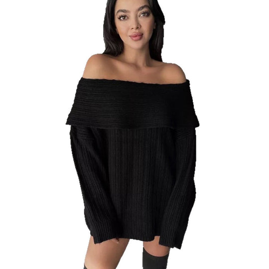 Damen Oversized Strickpullover EB