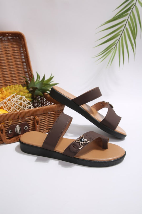 Damen Bequeme Riemensandalen mit elegantem Schleifendetail EB