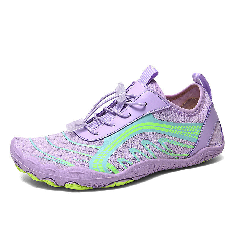 Damen flexible Wassersportschuhe mit schnelltrocknendem Obermaterial und rutschfester Sohle EB