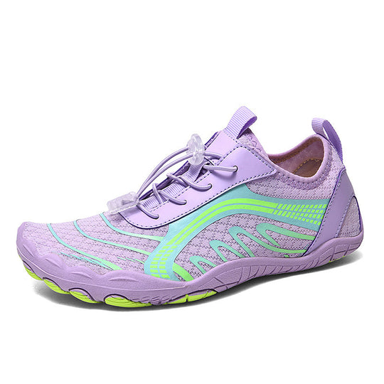 Damen flexible Wassersportschuhe mit schnelltrocknendem Obermaterial und rutschfester Sohle EB