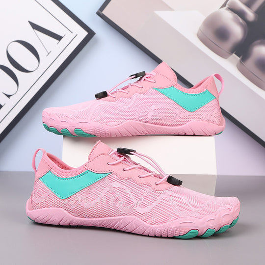 Damen Atmungsaktive Badeschuhe mit rutschfester Sohle und elastischem Schnürsystem EB