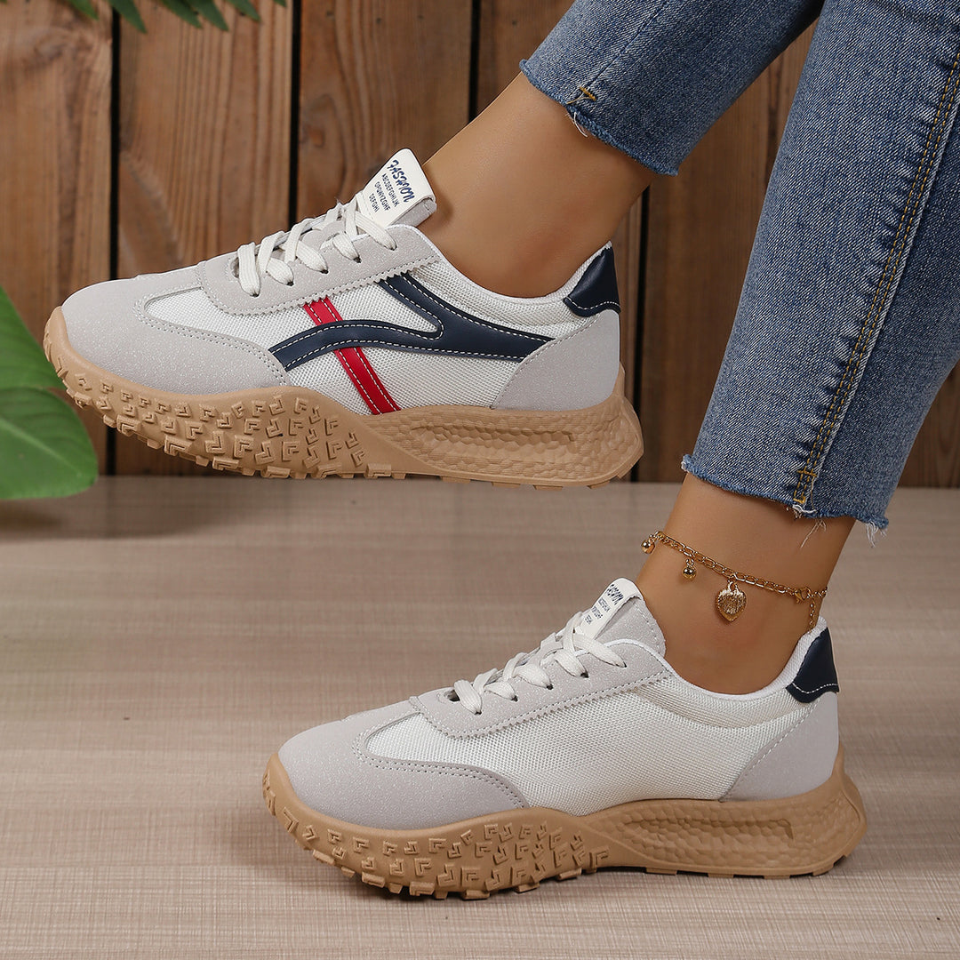 Damen Sportliche Laufschuhe mit rutschfester Sohle und atmungsaktivem Obermaterial EB