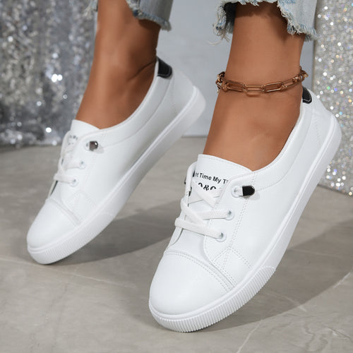 Damen komfortable Sneakers mit modischem Design und atmungsaktiver Oberfläche EB
