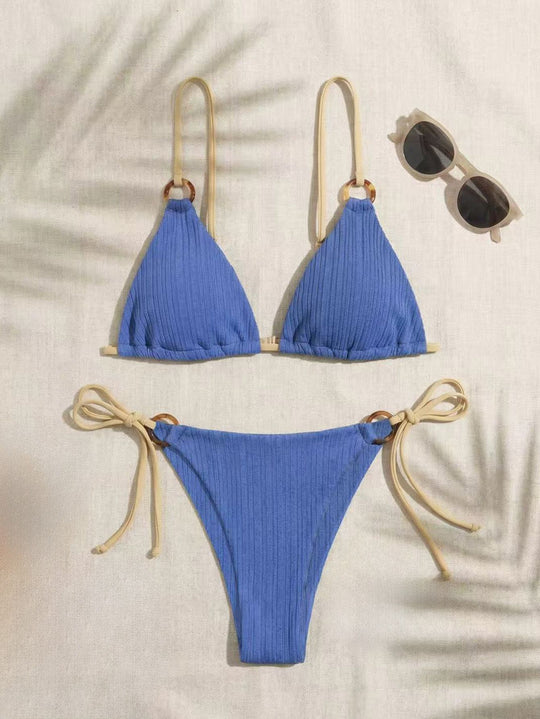 Damen Dreiecksbikini mit verstellbarem Träger EB