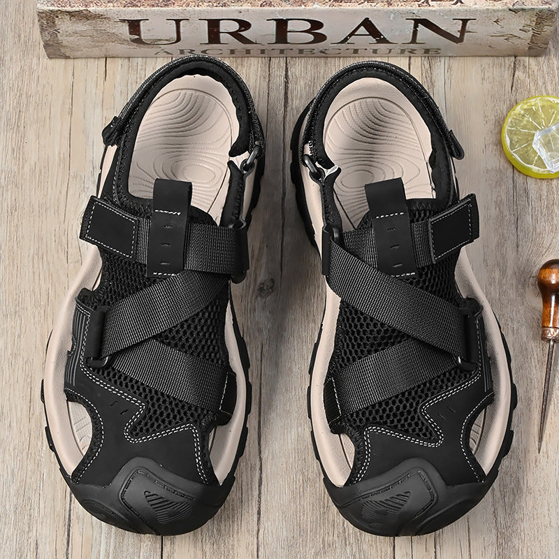 Damen Sportliche Outdoor-Sandalen mit rutschfester Sohle und verstellbaren Riemen EB