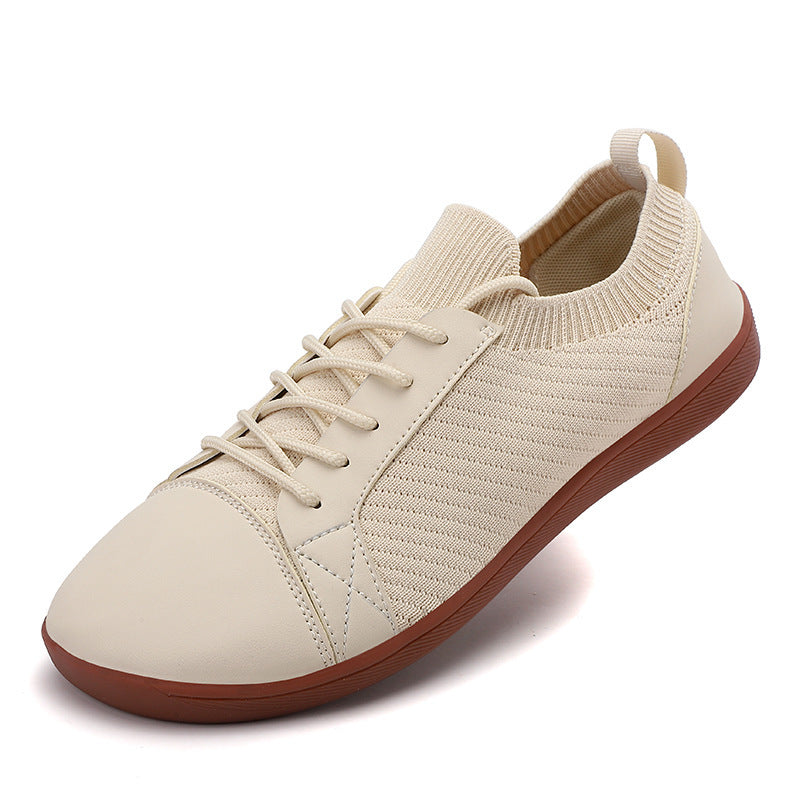 Damen Bequeme Freizeitschuhe mit elastischem Schnürsystem und flexiblem Obermaterial EB