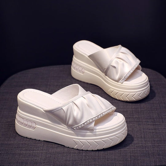 Damen Komfortable Plateau-Sandalen EB
