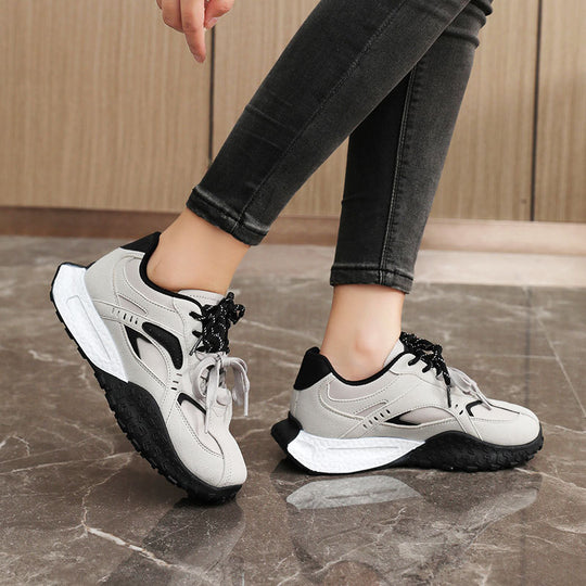 Damen Sportliche Sneaker mit niedrigem Profil und rutschfester Sohle EB