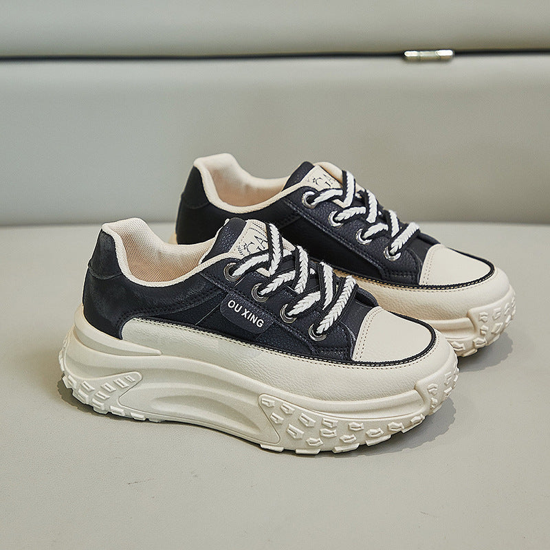 Damen Sportliche Chunky Sneakers mit dämpfender Sohle und robustem Profil EB