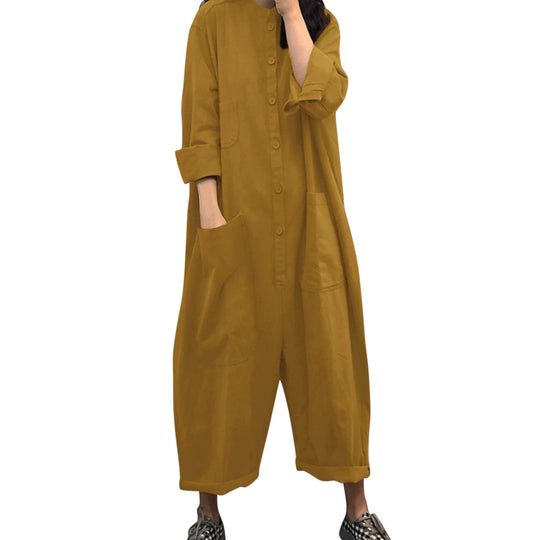 Damen Jumpsuit mit praktischen Taschen und lässigem Schnitt EB