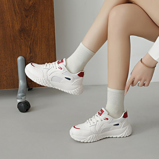 Damen sportliche Sneakers mit ergonomischem Dämpfungssystem und rutschfester Sohle EB