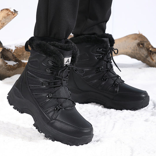 Damen Isolierte Winterstiefel mit rutschfester Sohle und warmem Innenfutter EB