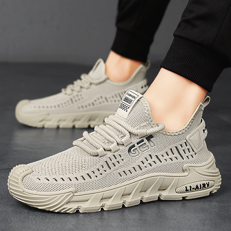 Damen Atmungsaktive Fitness Sneakers mit stoßdämpfender Sohle EB