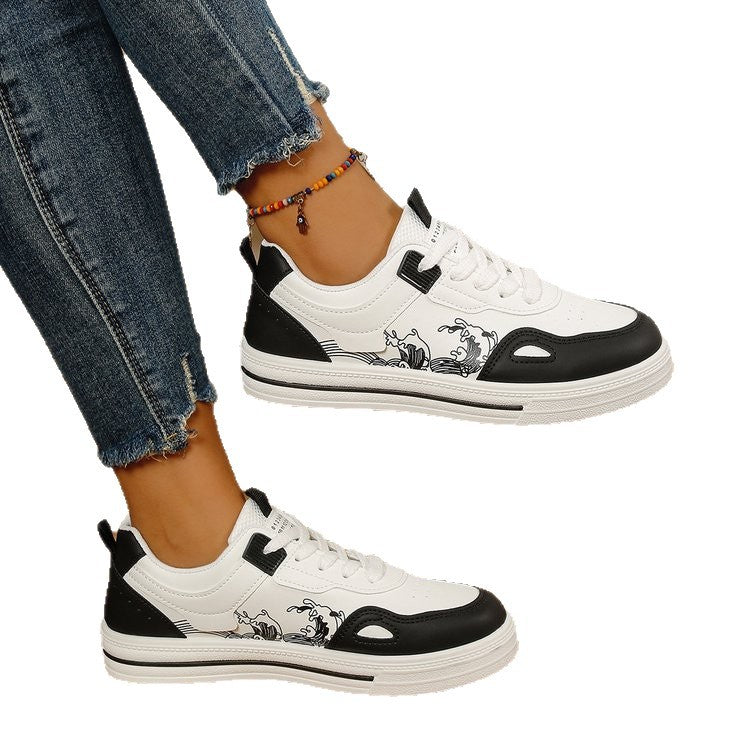 Damen Sneakers im lässigen Grafikdesign mit hohem Tragekomfort EB