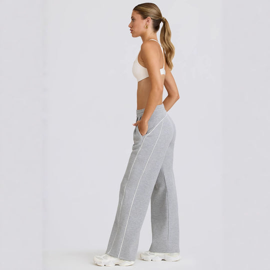 Damen Sportliche Freizeithose mit weitem Schnitt und praktischen Taschen EB