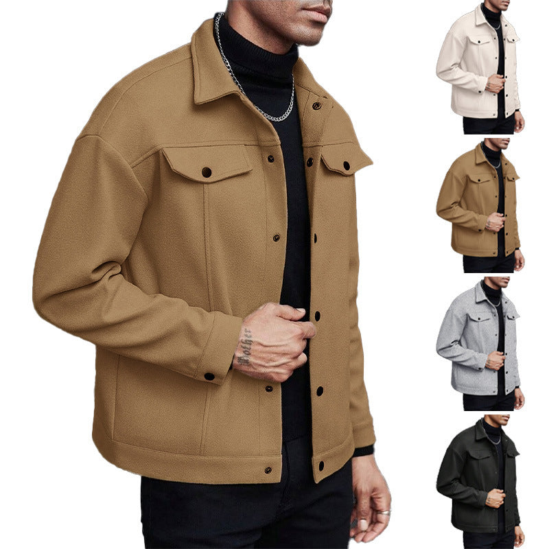 Herren moderne Freizeitjacke im lässigen Schnitt EB