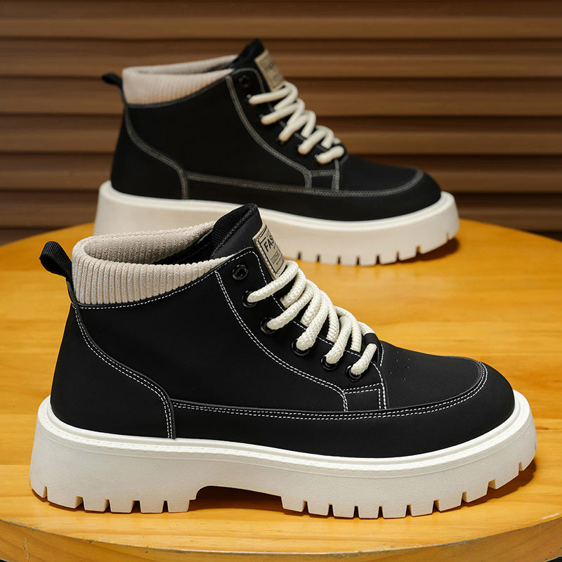 Herren Modische Stiefeletten mit rutschfester Sohle EB