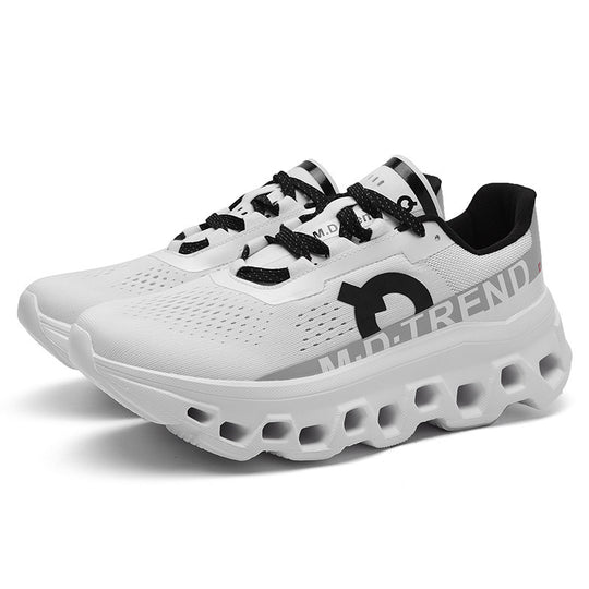 Unisex innovative Hohlkammer-Plateau-Sneaker mit ultraleichter Gittersohle und nahtlosem Mesh-Obermaterial EB