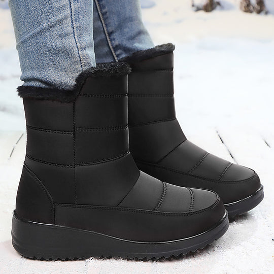 Damen Winterstiefel mit warmem Futter und rutschfester Sohle EB