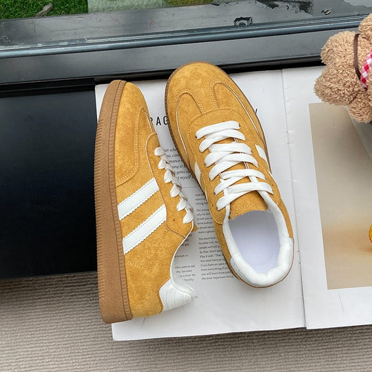 Damen modische Sneaker mit weichem Wildleder EB