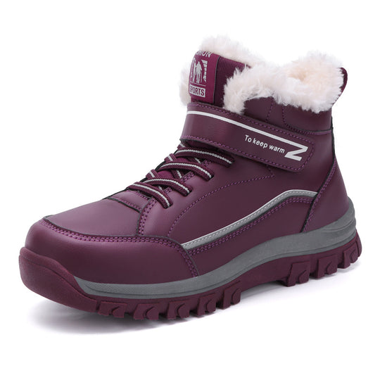 Damen Isolierte Winterstiefel mit rutschfester Profilsohle und warmem Innenfutter EB