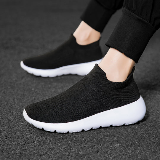 Damen Sneakers mit elastischem Strick-Obermaterial und rutschfester Sohle EB