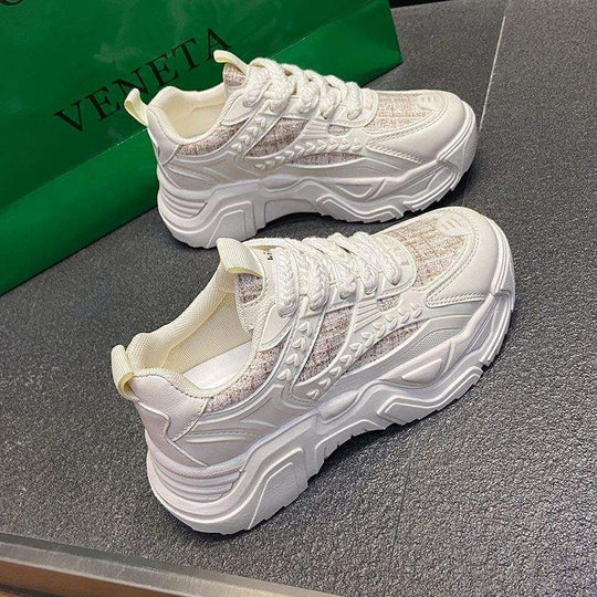 Damen Sneaker mit atmungsaktiven Mesh-Obermaterialien und rutschfesten Sohlen EB