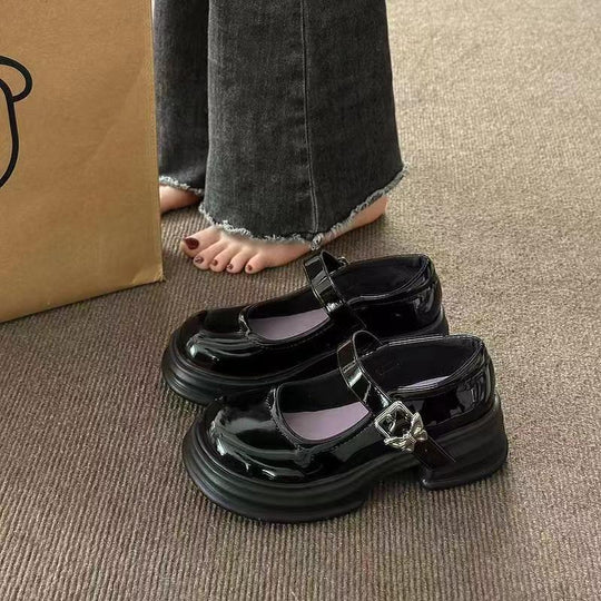 Damen Elegante Ballerinas mit modischer Schnalle EB