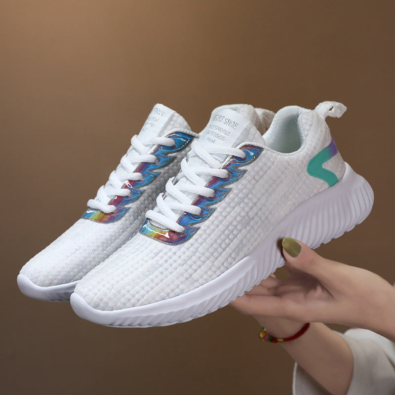 Damen Sportliche Sneakers mit innovativem Mesh-Obermaterial und dämpfender Sohle EB